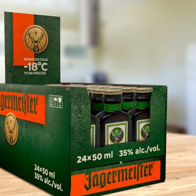 Jägermeister, Faltschachtel